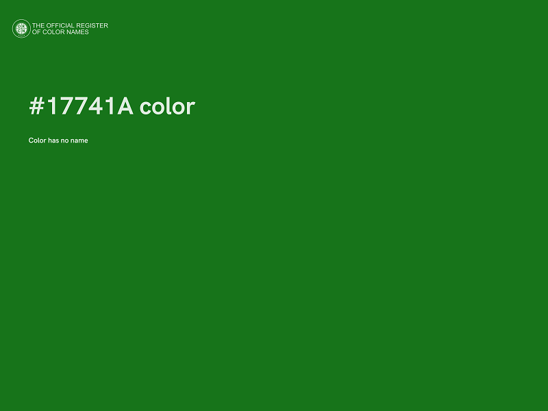 #17741A color image