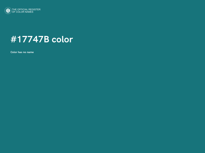 #17747B color image
