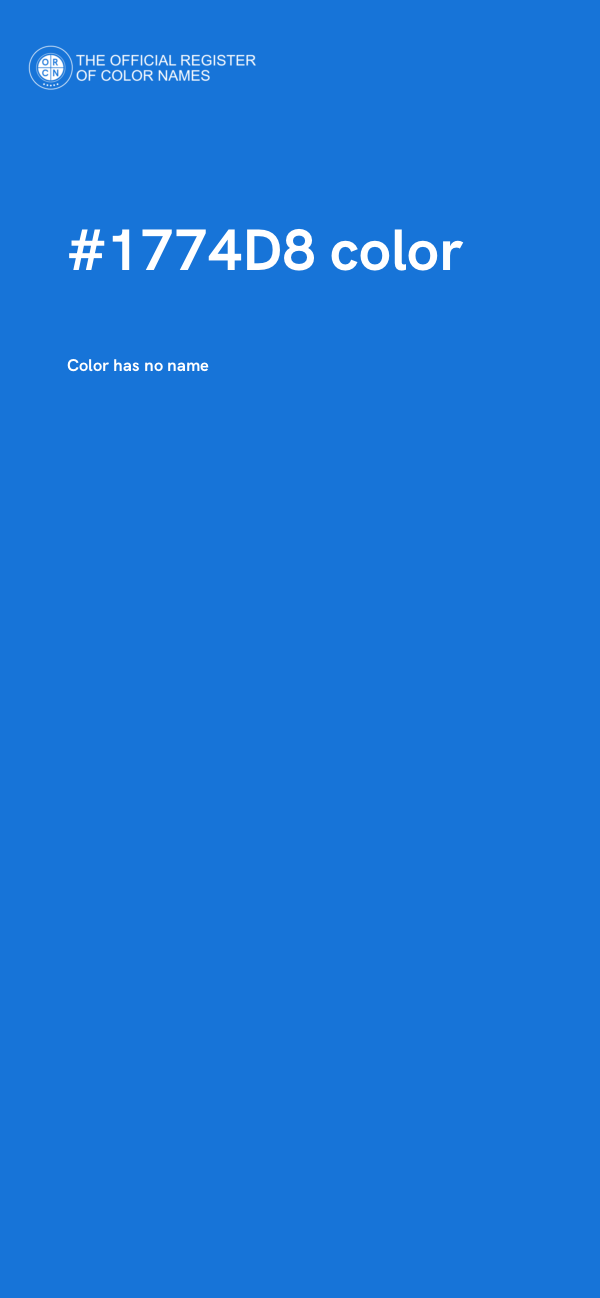 #1774D8 color image