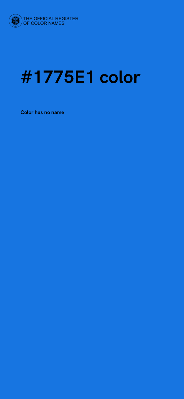 #1775E1 color image