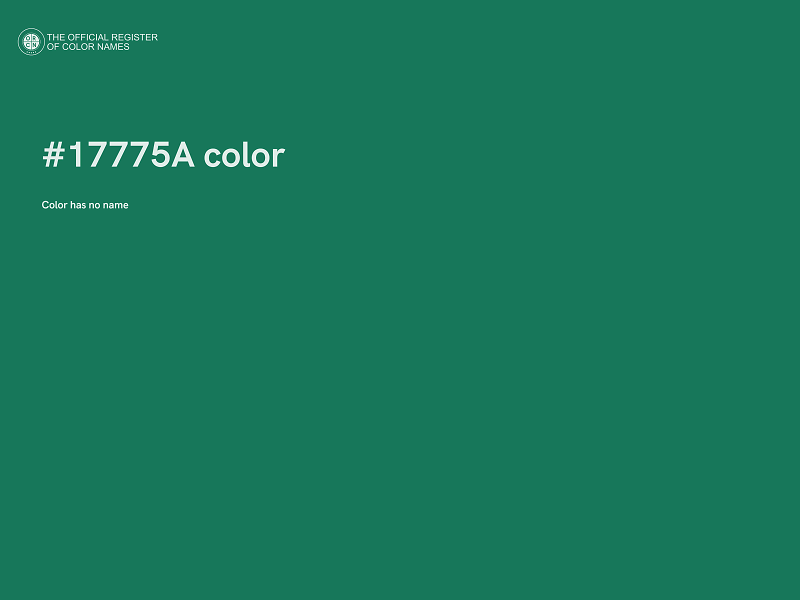 #17775A color image