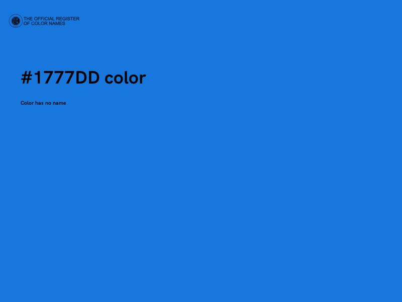 #1777DD color image