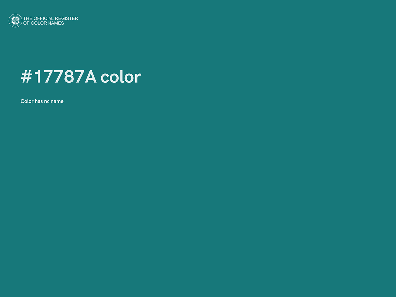 #17787A color image