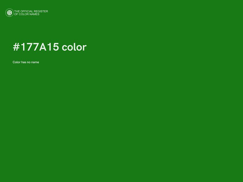 #177A15 color image