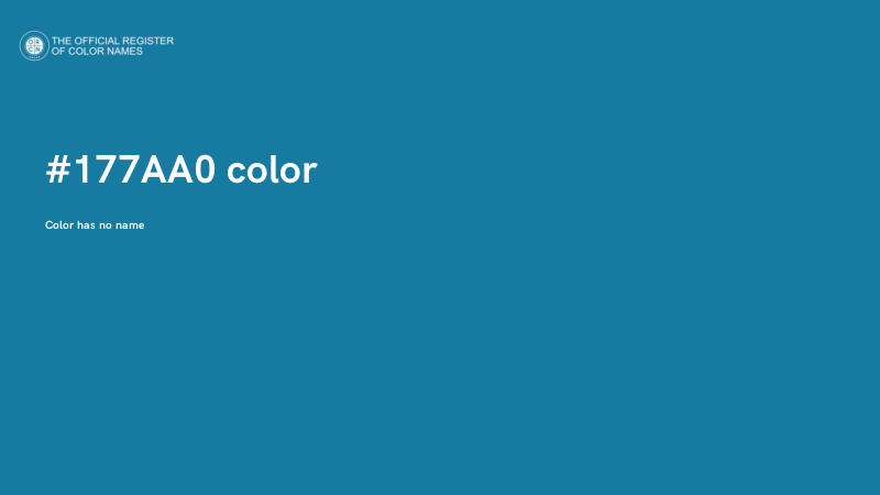 #177AA0 color image