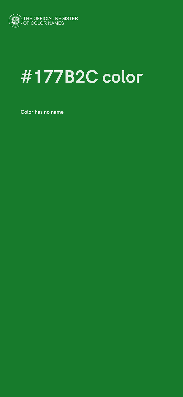 #177B2C color image