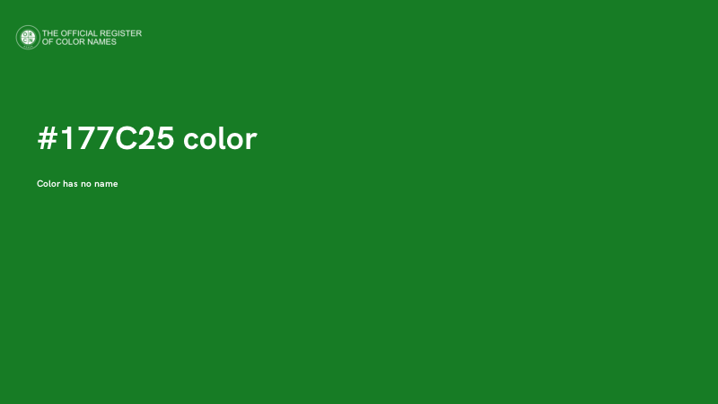 #177C25 color image