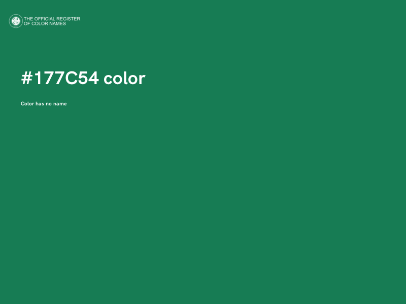 #177C54 color image
