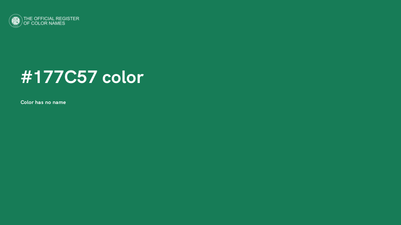 #177C57 color image