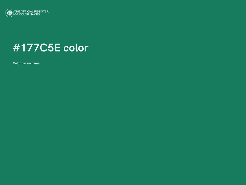 #177C5E color image