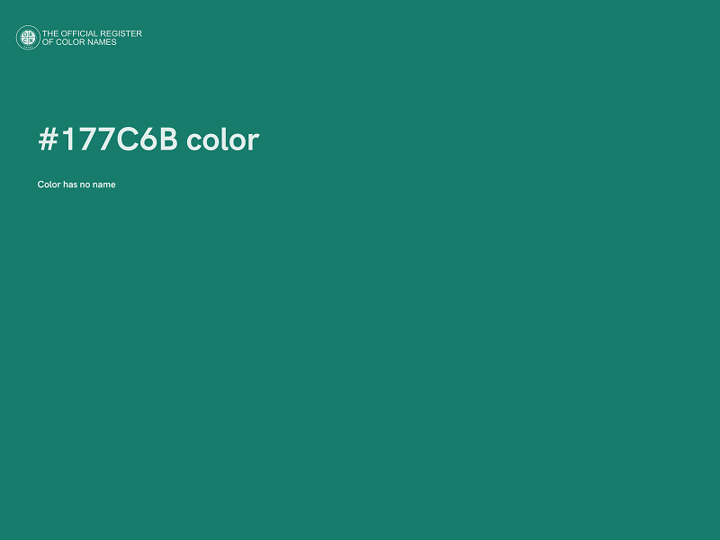#177C6B color image