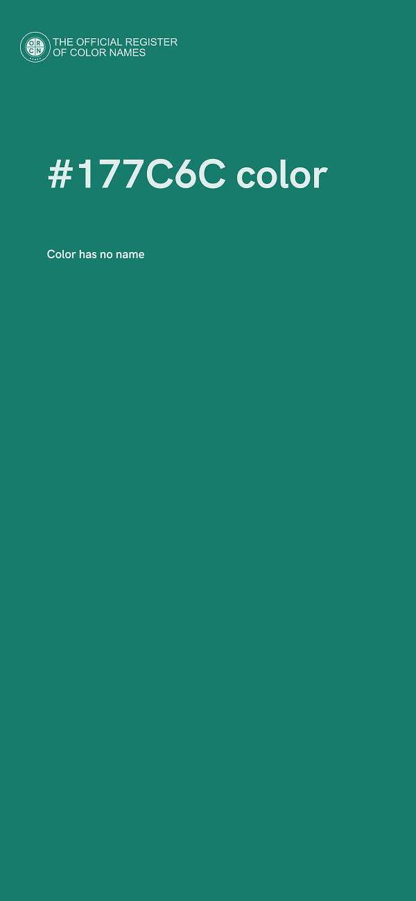 #177C6C color image