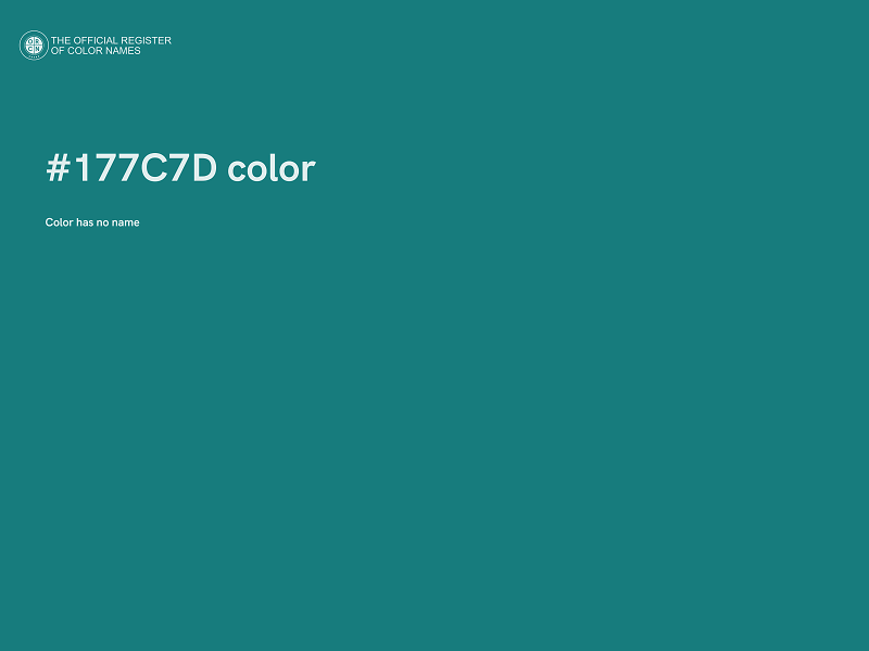 #177C7D color image