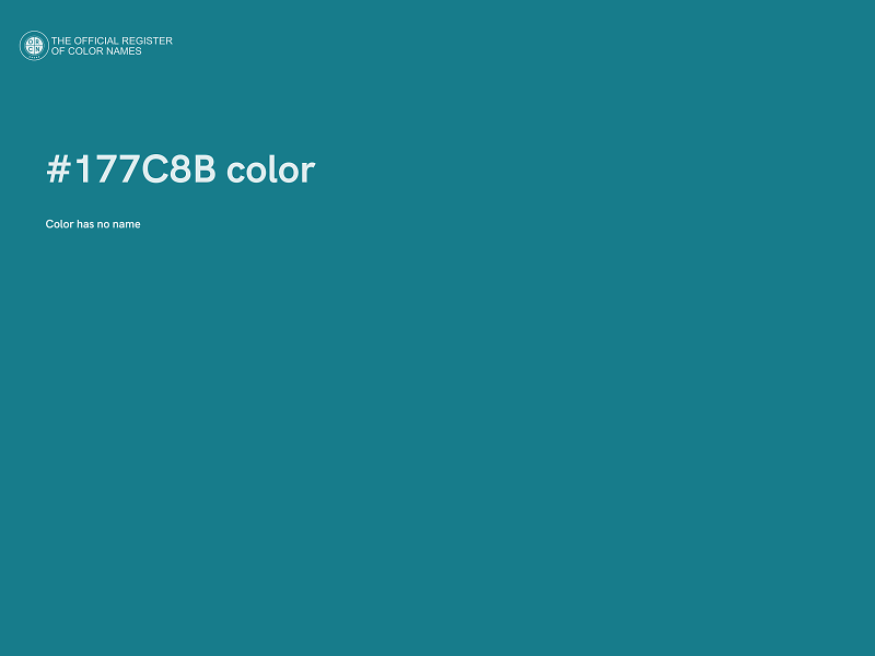 #177C8B color image