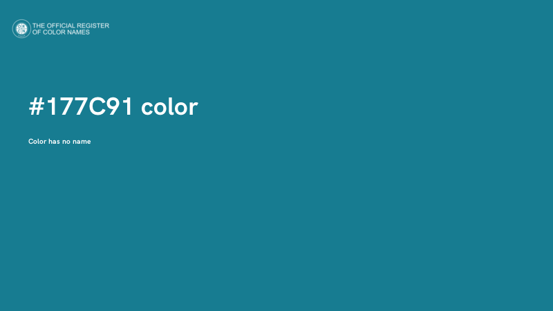 #177C91 color image