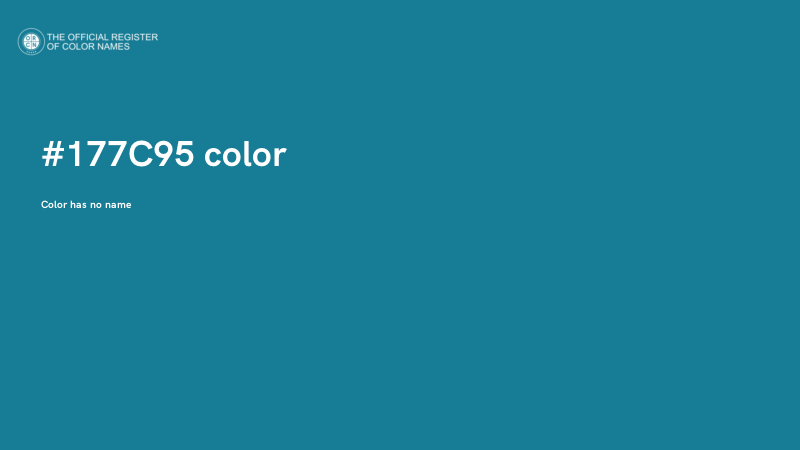 #177C95 color image