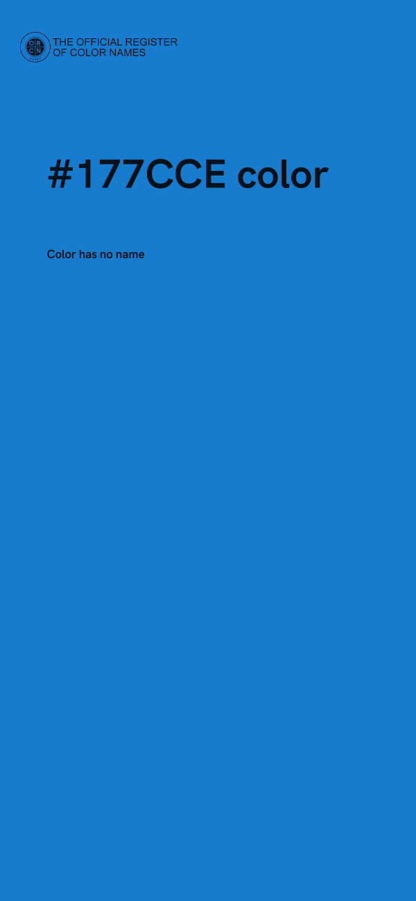 #177CCE color image