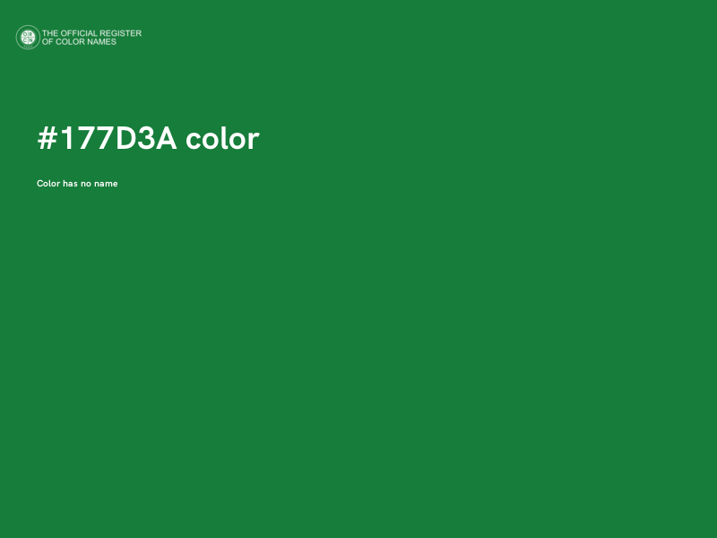 #177D3A color image