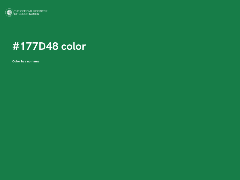 #177D48 color image