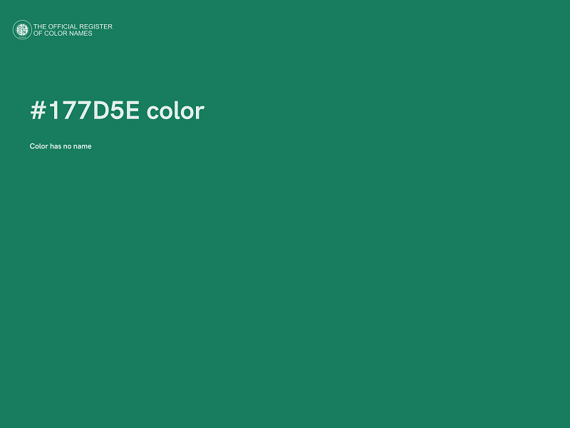 #177D5E color image