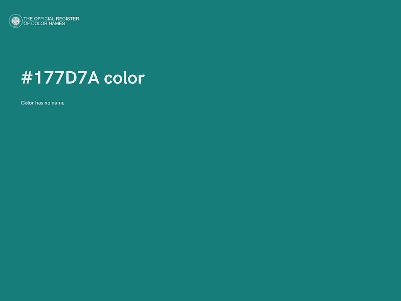 #177D7A color image