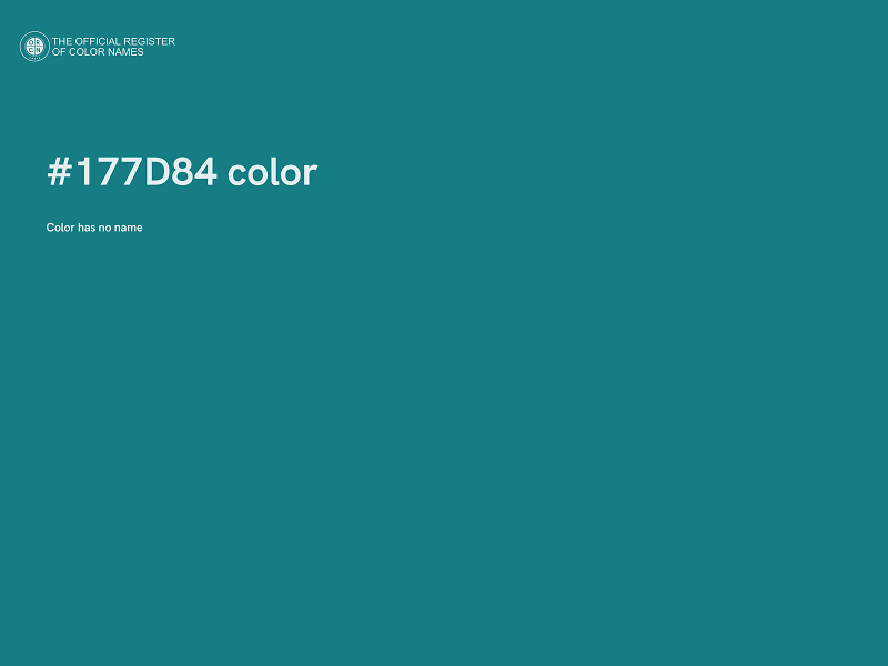 #177D84 color image