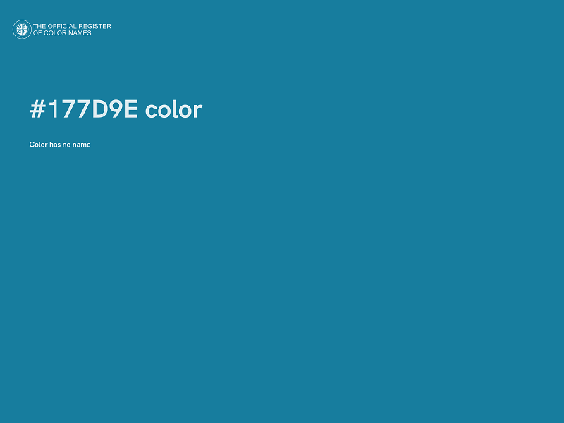 #177D9E color image