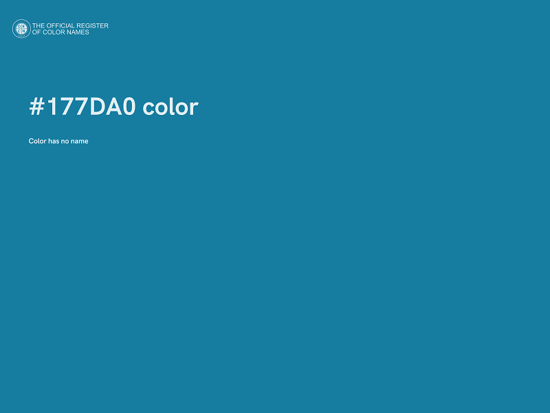 #177DA0 color image