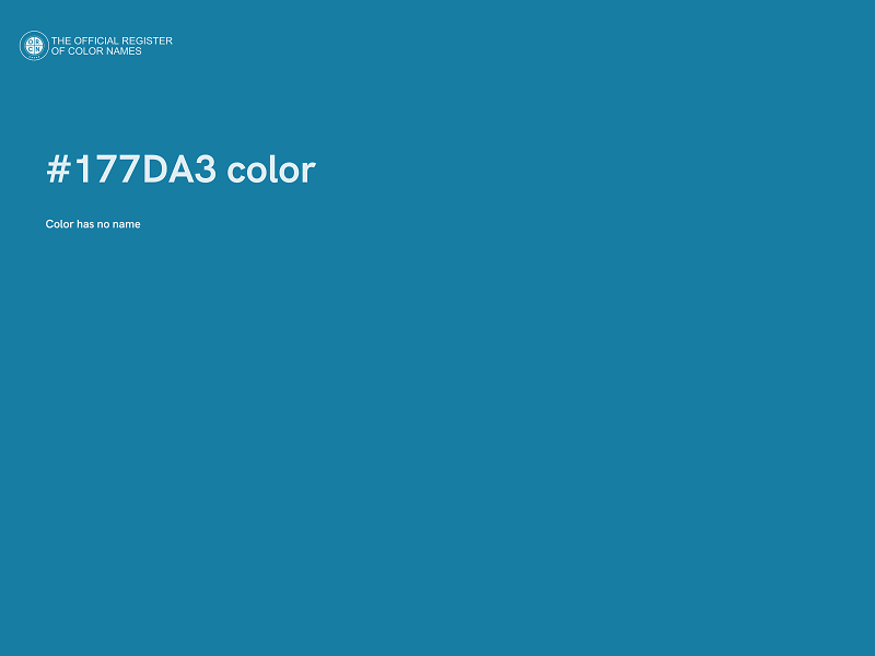 #177DA3 color image