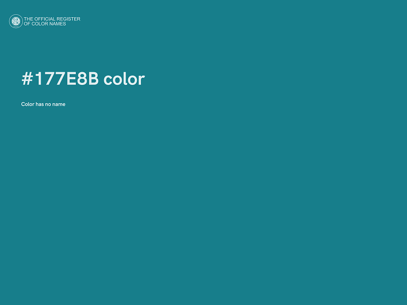 #177E8B color image