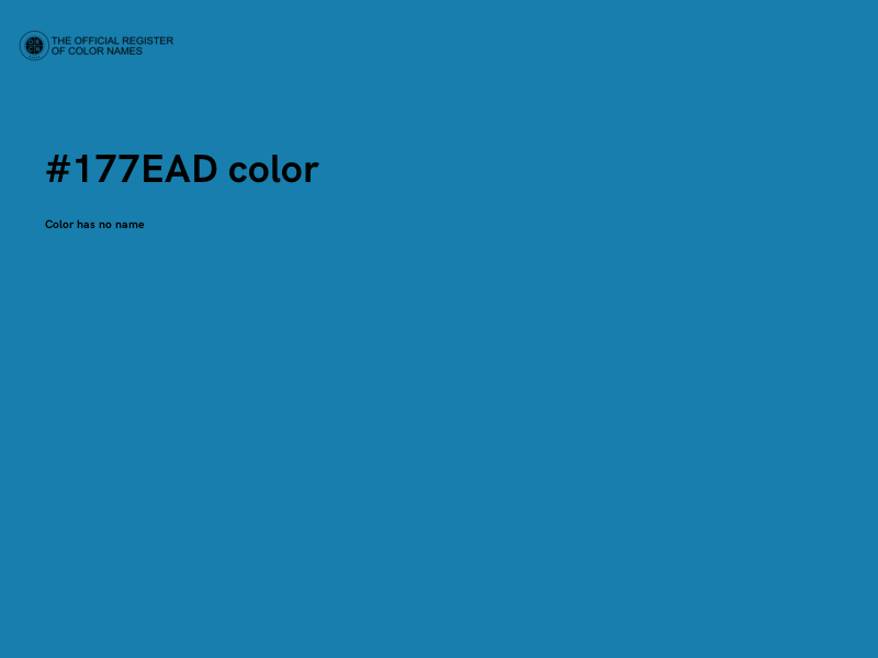 #177EAD color image