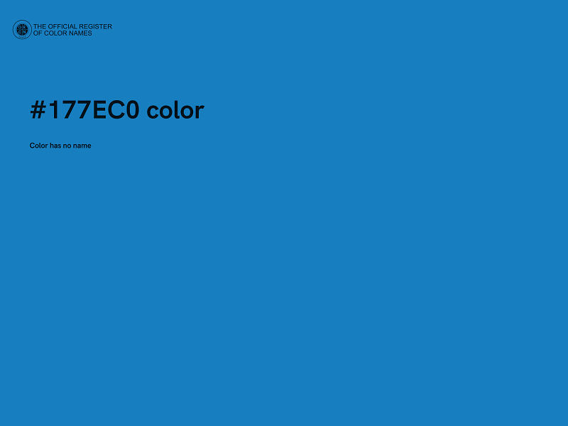 #177EC0 color image