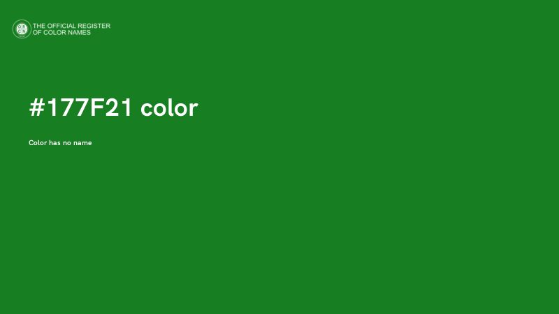 #177F21 color image