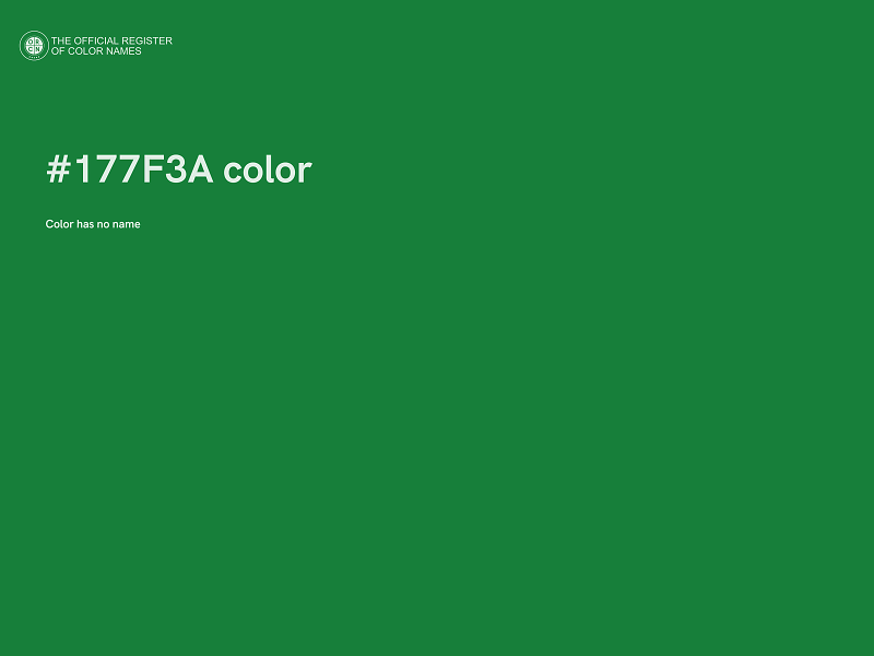 #177F3A color image