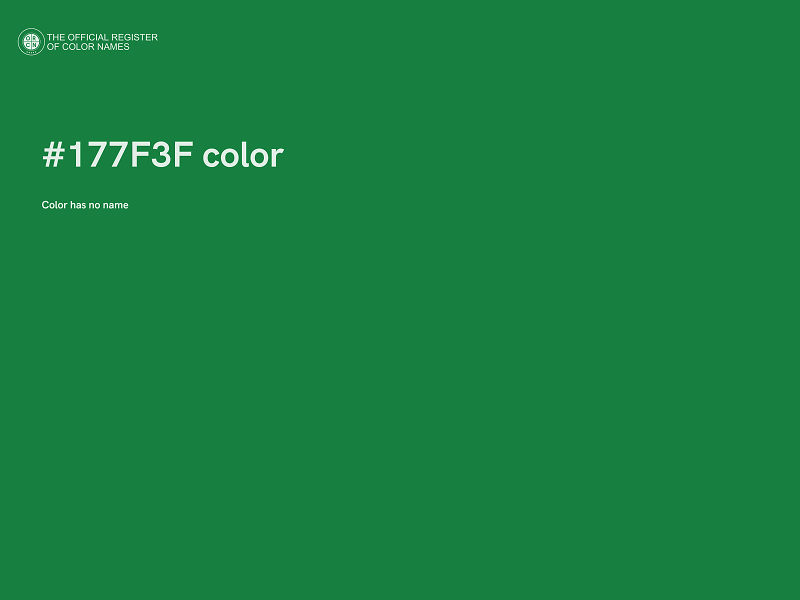 #177F3F color image