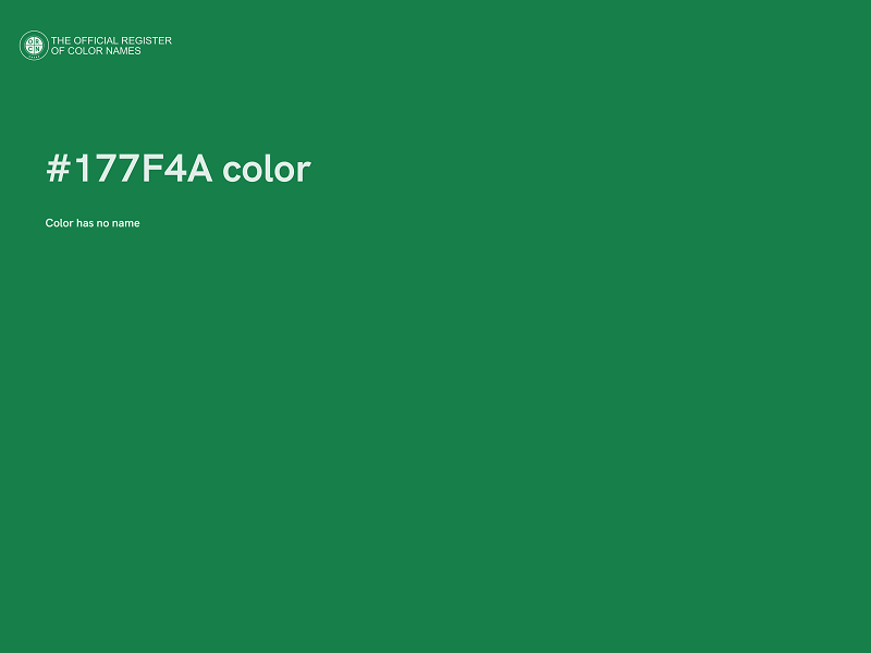 #177F4A color image