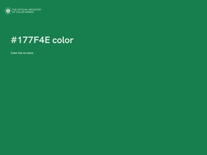 #177F4E color image