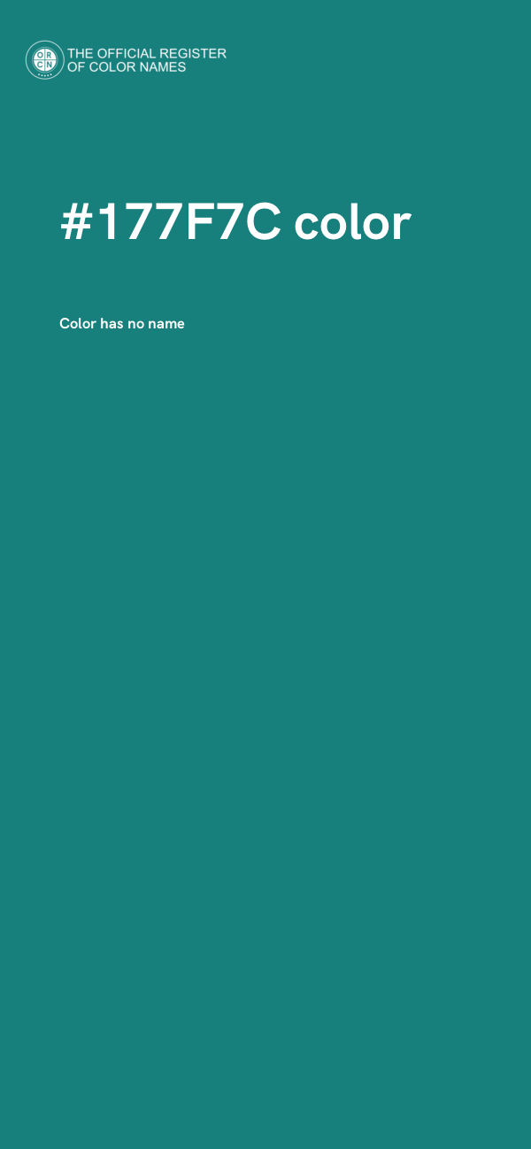 #177F7C color image