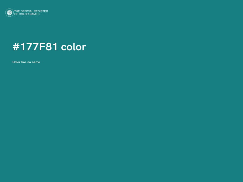 #177F81 color image