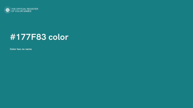 #177F83 color image