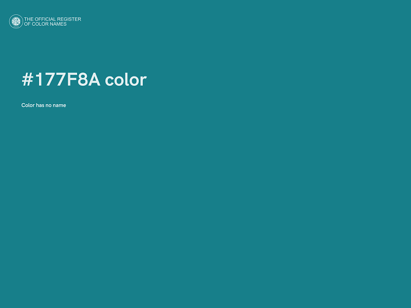 #177F8A color image