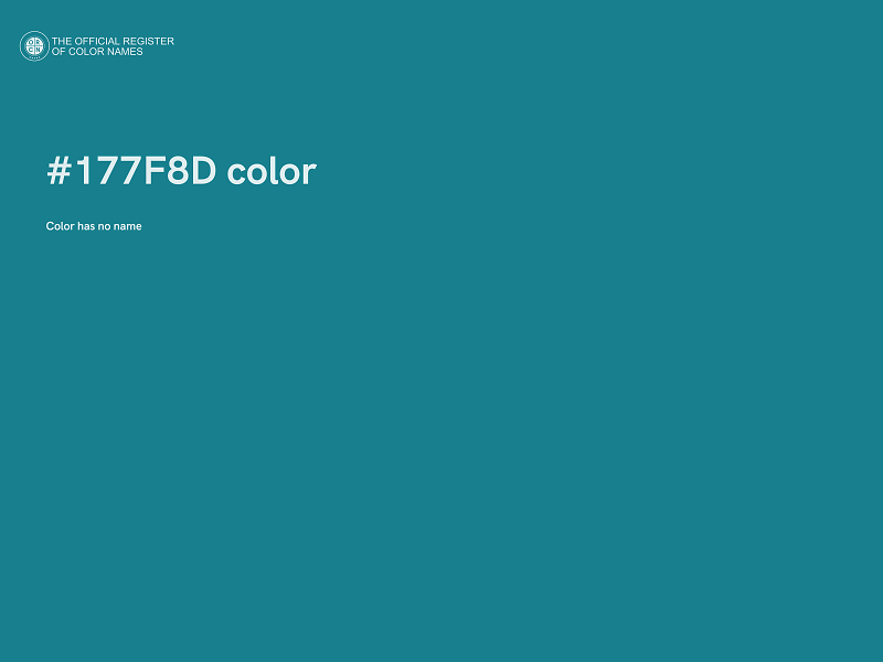 #177F8D color image