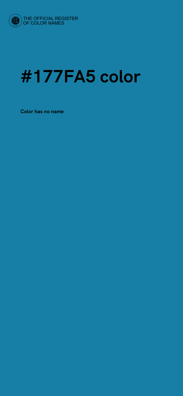 #177FA5 color image