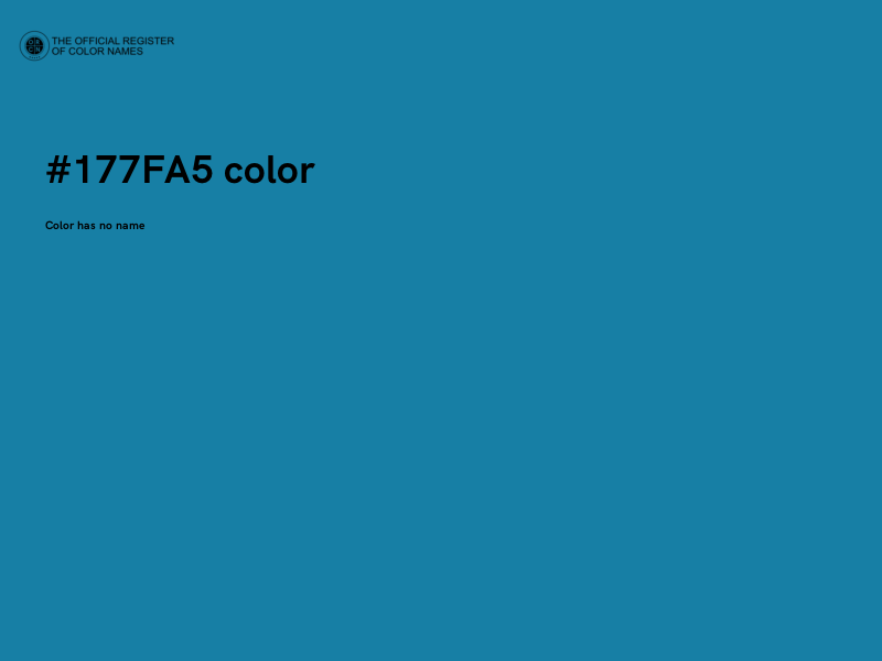 #177FA5 color image