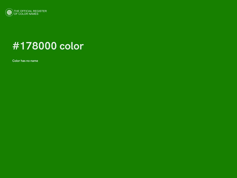 #178000 color image