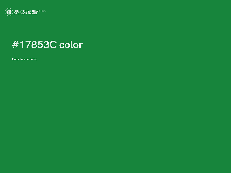 #17853C color image