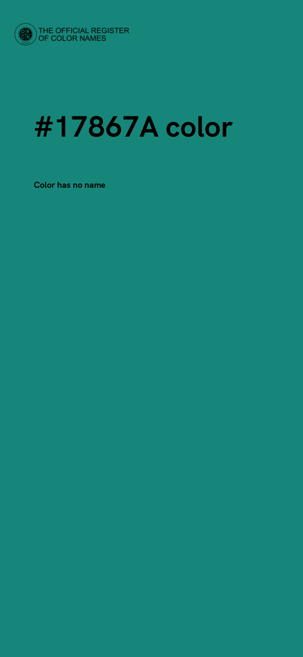 #17867A color image