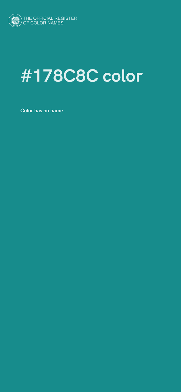 #178C8C color image
