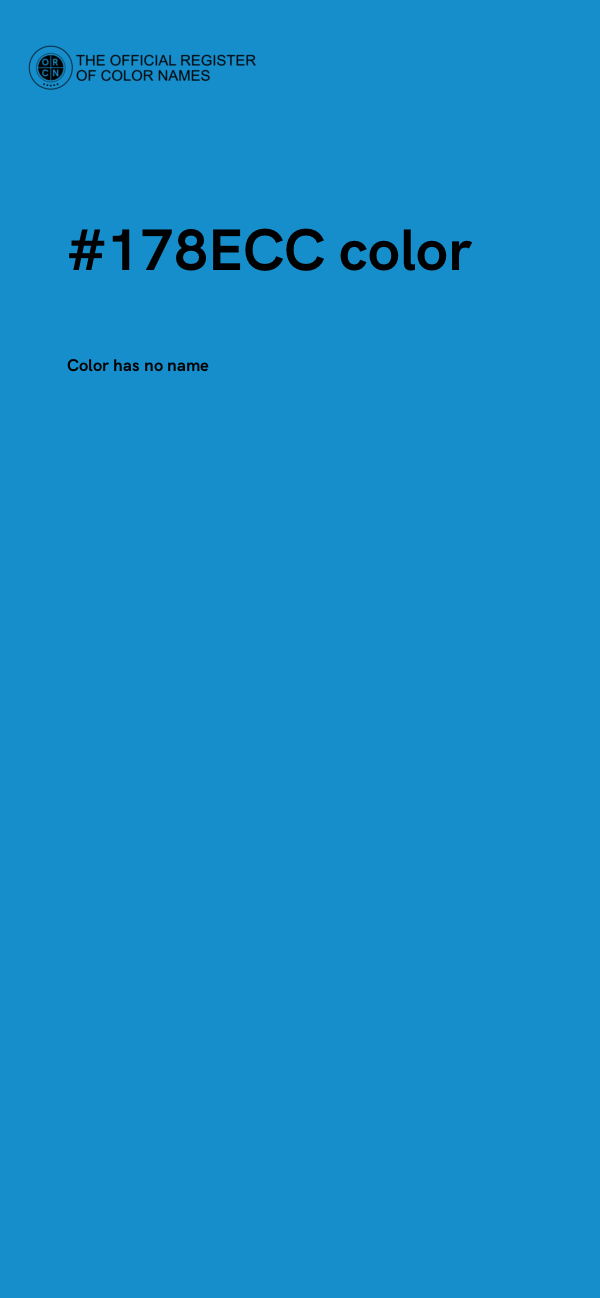 #178ECC color image