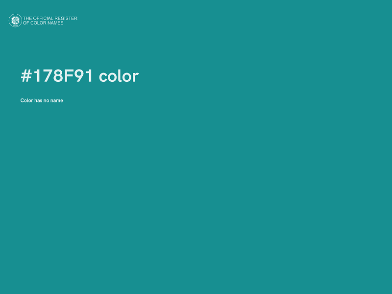 #178F91 color image